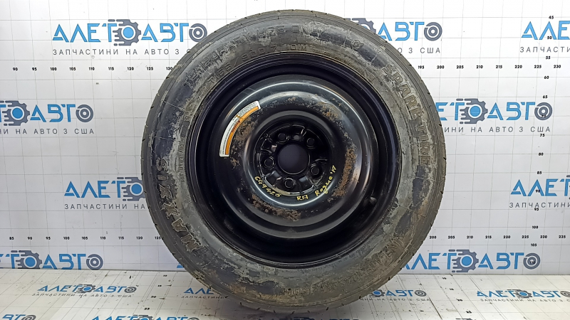 Spare tire space saver Nissan Rogue 14-20 R17 155/90 corrosion