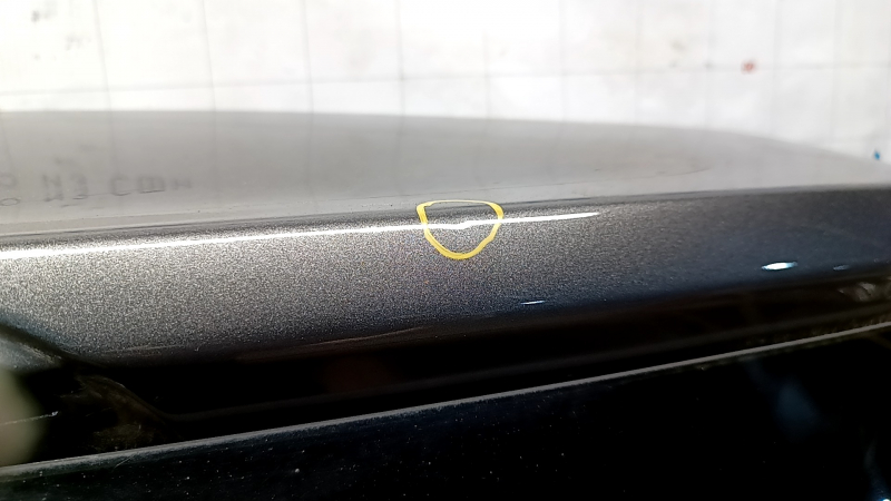 Naked tailgate with glass Ford Escape MK3 17-19 graphite J7, bump, scratches on glass