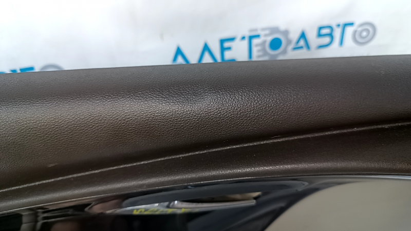 Door trim card front left Chevrolet Volt 11-15 gray, with graphite insert, scratches, abrasions, dent