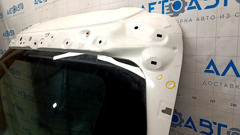 Naked trunk door with glass Mazda CX-5 17- electric, white 25D, butts