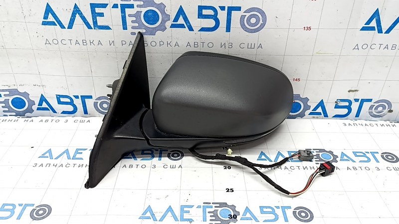 Side mirror left Jeep Compass 17- 3+4 pins, turn signal, heated, gray, Trailhawk, scratches