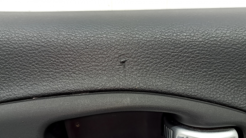 Door trim card front right Jeep Compass 17-21 leather black with red stitching, Trailhawk, scratches, bumps
