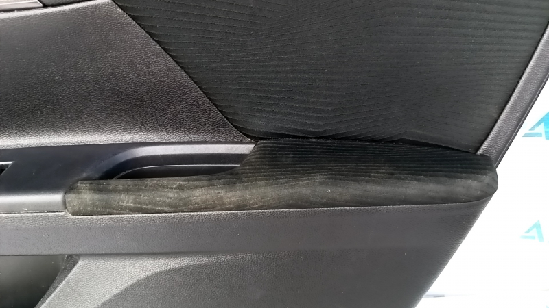 Door trim card front right Honda Accord 13-1 black, with black insert cloth, armrest cloth, molding handle graphite, scratches, for cleaning