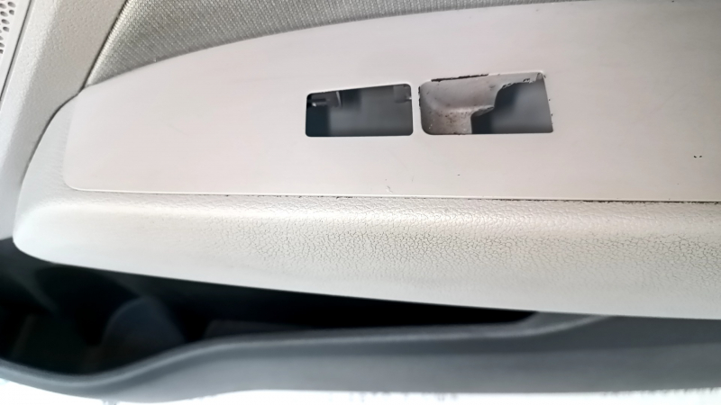 Door trim card front right Hyundai Elantra AD 17-18 black, with gray insert cloth, armrest leather, scratches, abrasions, bumps, dents
