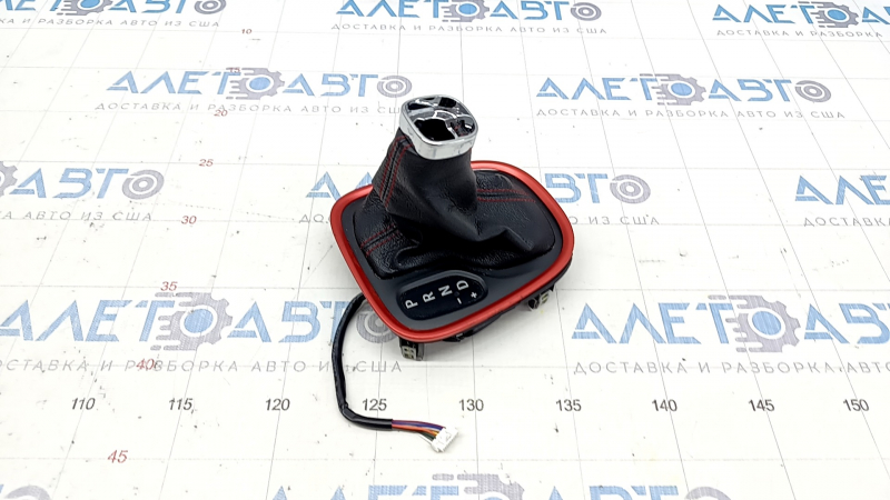 Jeep Compass 19-21 shifter pad red stitching and bezel, Trailhawk, air, broken bezel mounts, scratches
