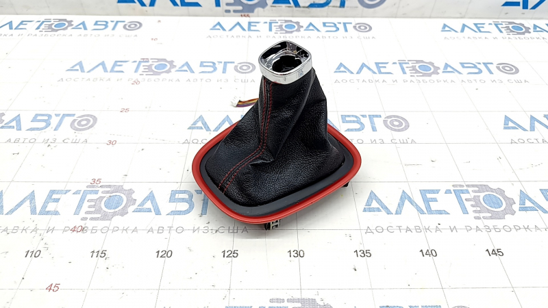 Jeep Compass 19-21 shifter pad red stitching and bezel, Trailhawk, air, broken bezel mounts, scratches