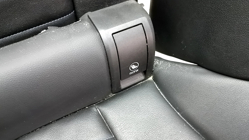 Complete set of seats BMW 3 G20 19-22 with airbag, electric, memory, M Sport, black leather with blue stitching, scratches, dents, rear row for cleaning