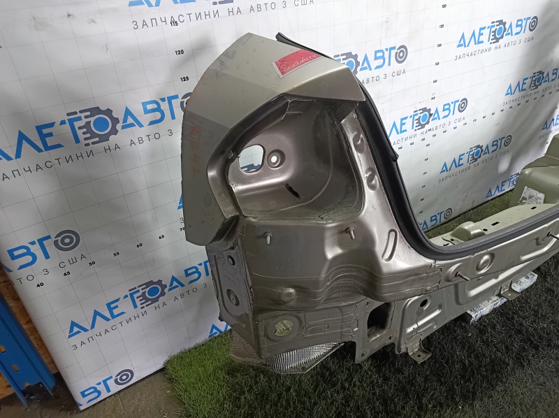 Rear panel VW Passat b7 12-15 USA 2 parts with eyepieces, beige LA1X
