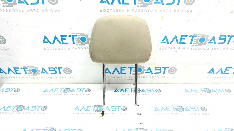 Headrest front left Jeep Patriot 11-17 airbag, cloth beige