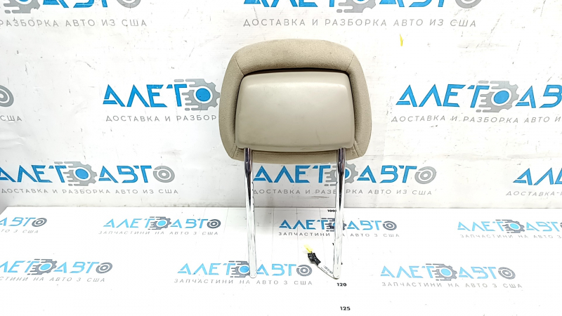 Headrest front left Jeep Patriot 11-17 airbag, cloth beige