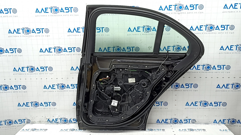 Door assembly rear right Mercedes C-class W205 15-21 aluminum, black 040