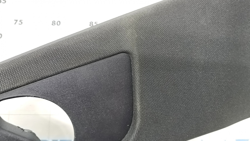 Upper center pillar trim belt left Mercedes C-class W205 15-21 black, needs cleaning, worn, scratches