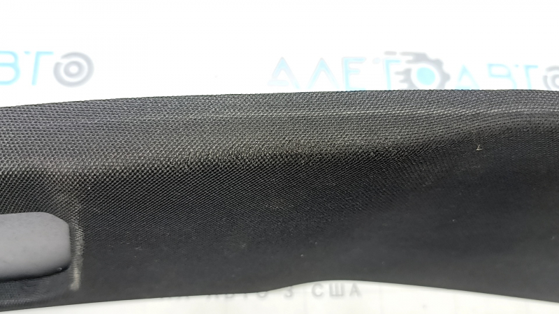 Upper center pillar trim belt left Mercedes C-class W205 15-21 black, needs cleaning, worn, scratches