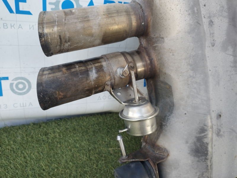 Exhaust pipe with barrel BMW 5 F10 12-16 2.0T with throttle