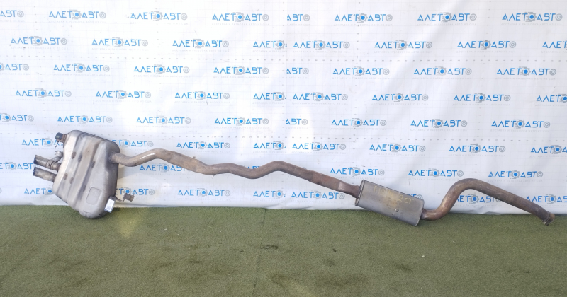 Exhaust pipe with barrel BMW 5 F10 12-16 2.0T with throttle