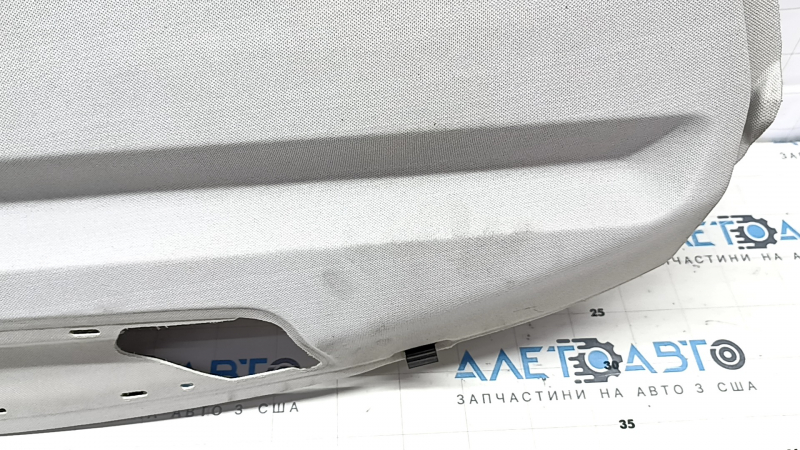 Rear shelf Mercedes C-class W205 15-21 gray without speakers and curtain, for cleaning, faded