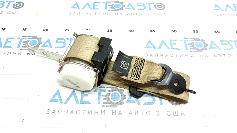 Seat belt rear right BMW 5 F10 11-16 beige