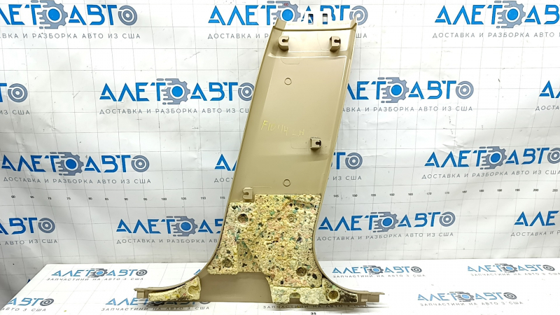 Center pillar trim lower left BMW 5 F10 11-16 beige oyster
