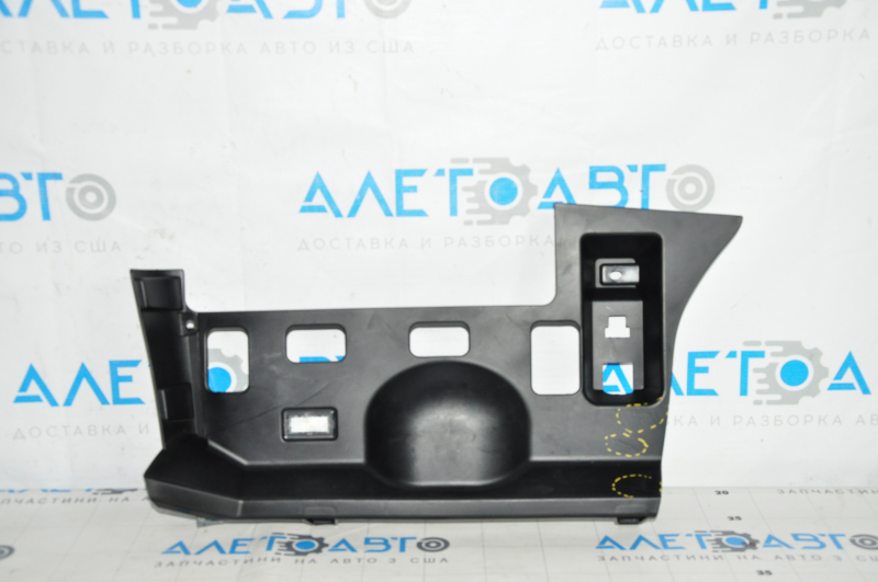 Tesla Model S 12-20 lower passenger footwell dashboard trim scratches, dented mount used