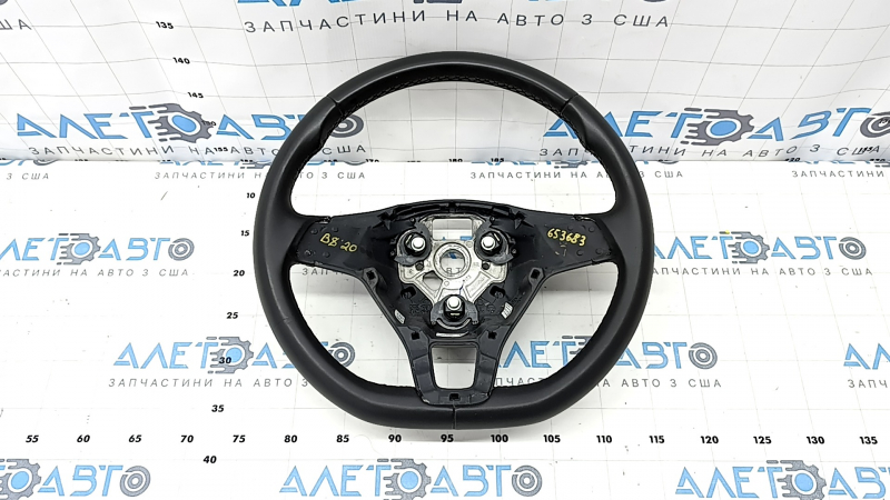 Naked steering wheel VW Passat 20-22 leather black, scratches