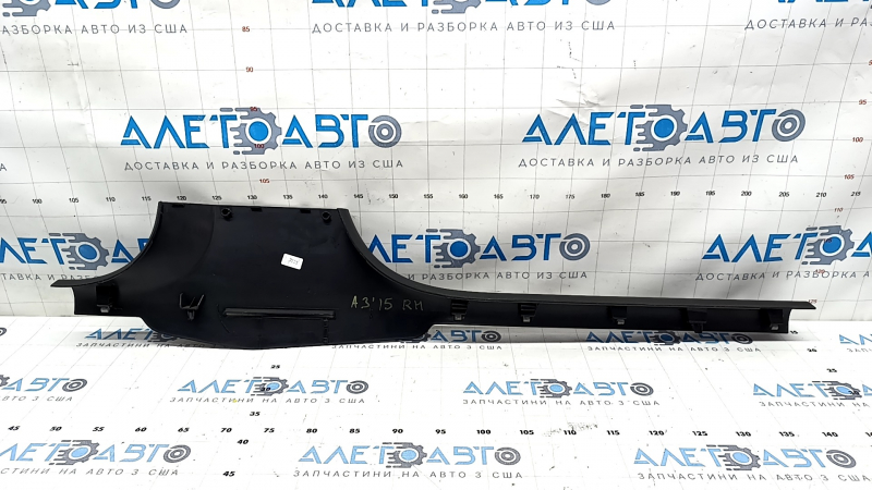 Door sill trim inner right Audi A3 8V 15-20 4d, 5d, black, scratches