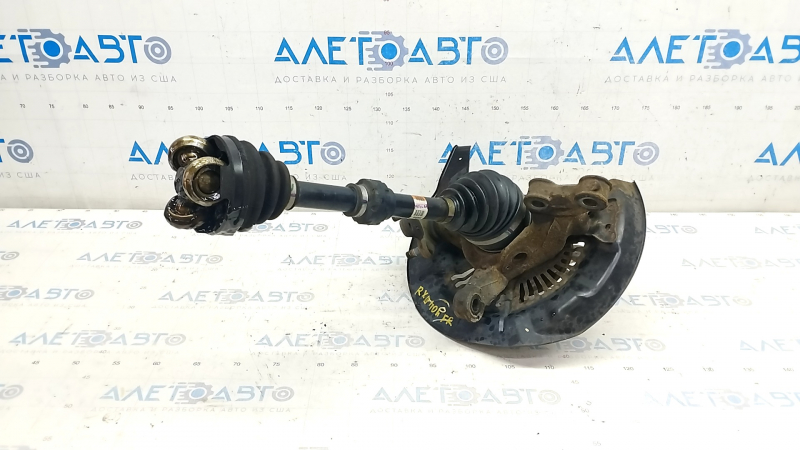 Trunnion with hub front right Lexus RX350 RX450h 10-15 with casing, with ball, with AWD drive, without inner part