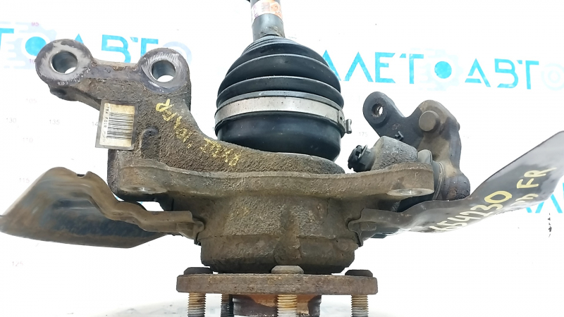 Trunnion with hub front right Lexus RX350 RX450h 10-15 with casing, with ball, with AWD drive, without inner part