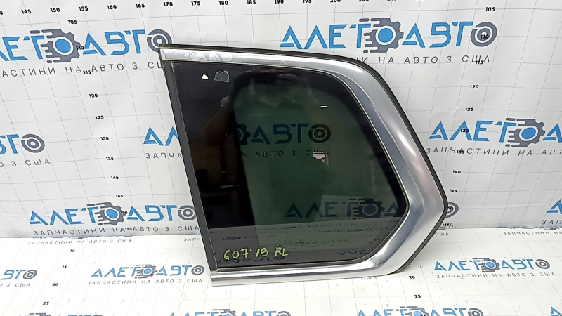 Window blind glass rear left BMW X7 G07 19 - matte chrome, tinted