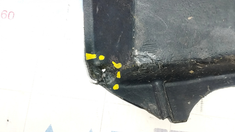 Right underbody protection Lexus RX350 RX450h 10-15 torn, dented