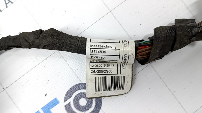 Wiring of the front bumper BMW X7 G07 19-22 on the amplifier, under the radar and blinds, the chip is broken