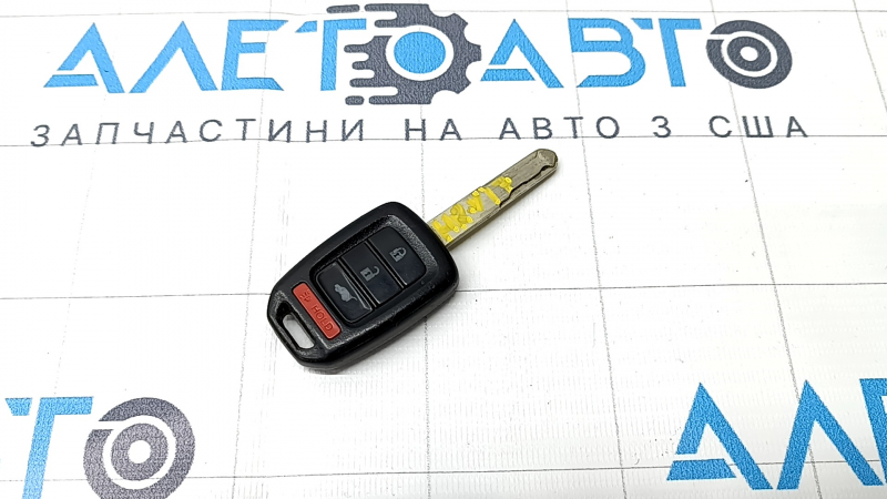 Key Honda HR-V 16-22 4 buttons, scratches, worn