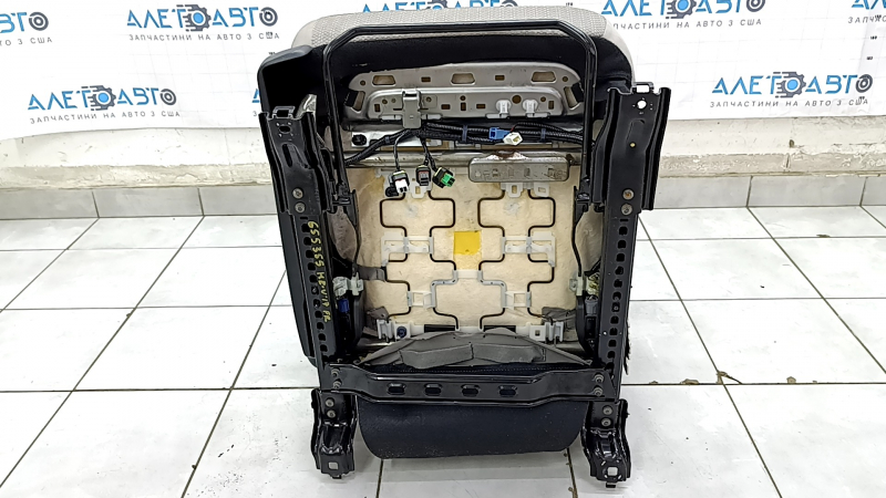 Passenger seat Honda HR-V 16-22 without airbag, mechanical, gray cloth, dry-cleanable