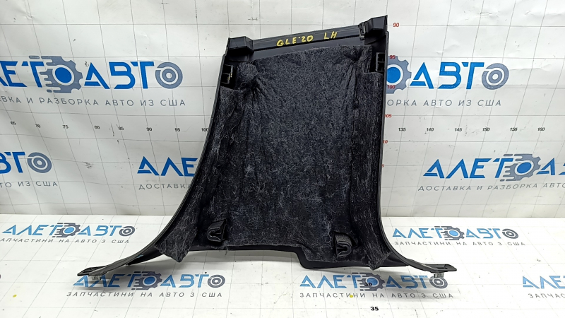 Center pillar trim lower left Mercedes W167 GLE 350 450 20-23 black, broken fastening, worn