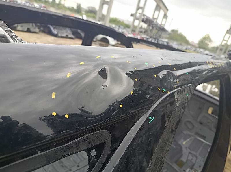 Metal roof Mercedes W167 GLE 350 450 20-23 for panoramic, on the body, bumps, dents