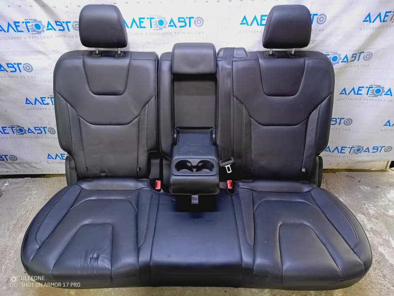 Rear row of seats 2 row Ford Edge 15- leather black, electric, Titanium, bumps, dents