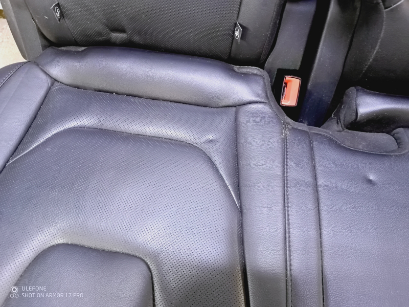 Rear row of seats 2 row Ford Edge 15- leather black, electric, Titanium, bumps, dents