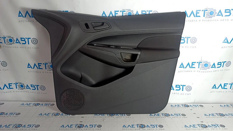 Door trim card front right Ford Transit Connect MK2 13- black, armrest cloth, with black insert, scratches