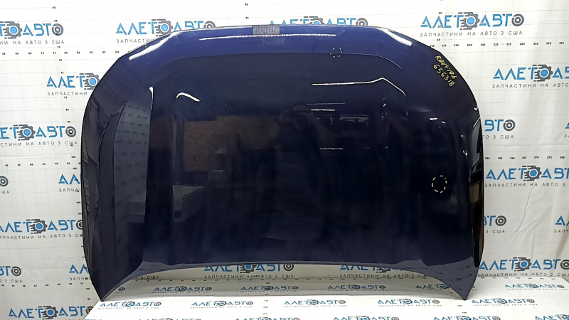 Naked hood Toyota Rav4 19 - aluminum, blue, painted 0.4, dents