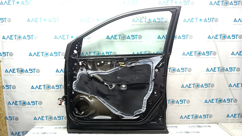 Door assembly front right Honda CRV 12-16 keyless, black NH731P, scratches, dent
