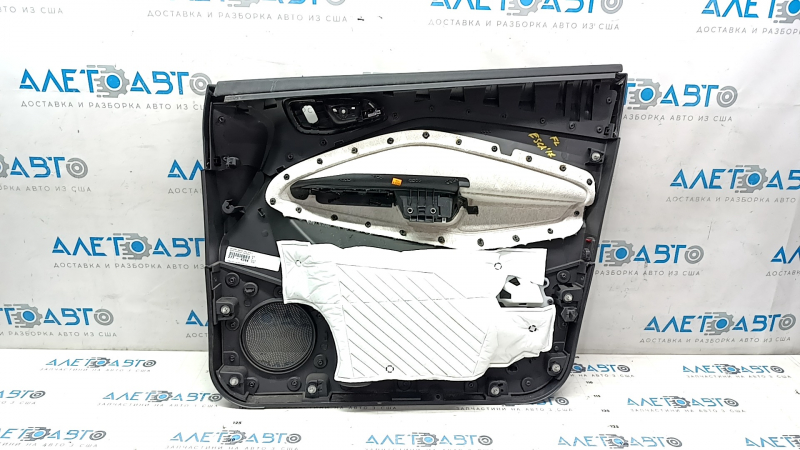 Door trim card front left Ford Escape MK3 17-19 rest, black, chrome handle, dents