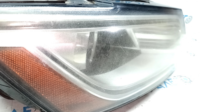Front right headlight complete Audi Q5 8R 13-17 rest, xenon, sand, for polishing
