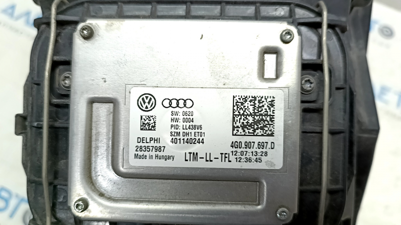 Front right headlight complete Audi Q5 8R 13-17 rest, xenon, sand, for polishing