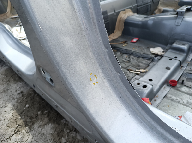 Body pillar central right Ford Fusion mk5 13-20 on the body, butt