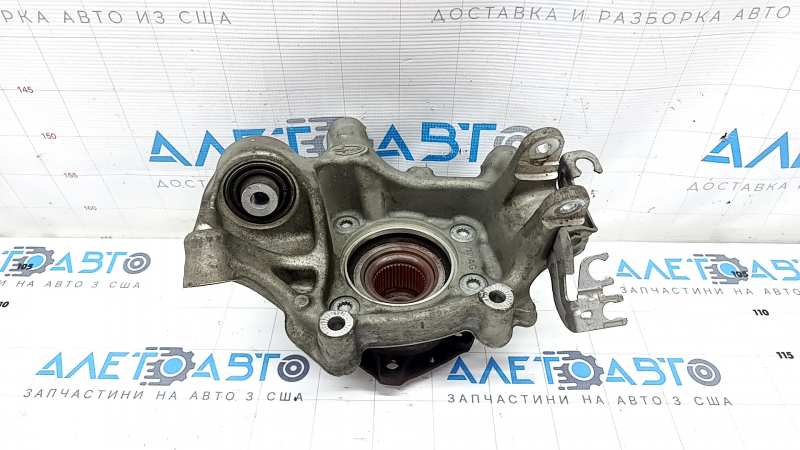 Trunnion with hub rear left Audi Q7 16- 107 mm rusty hub