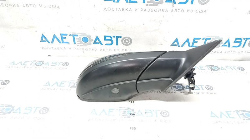 Side mirror right Audi Q5 8R 09-17 15 pins, auto folding, auto dimming, turn signal, heated, black LY9B