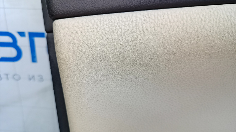 Door trim card front left Toyota Prius 50 16- black with beige insert, armrest black leather, bumps, dents, scratches, for dry cleaning