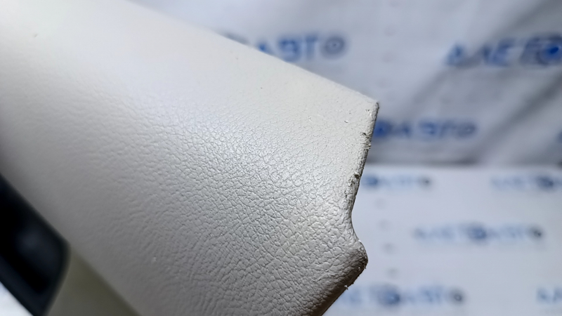 Door trim card front right Ford Focus mk3 11-18 beige, with black insert, armrest beige cloth, scuffs, scratches, needs cleaning
