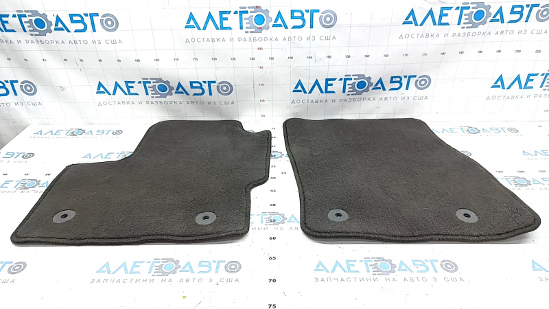 Set of floor mats for Lincoln MKC 15-cloth brown