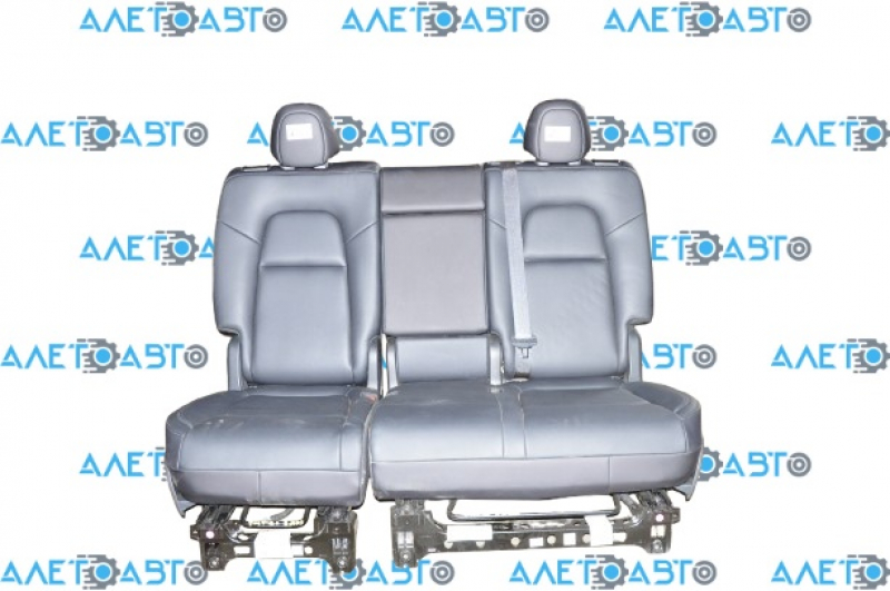 Rear row of seats 2nd row Tesla Model Y 20 - leather black, bottom 60/40, electric, heated, broken body of the chip