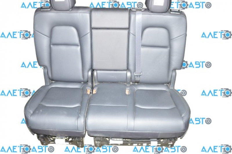 Rear row of seats 2nd row Tesla Model Y 20 - leather black, bottom 60/40, electric, heated, broken body of the chip